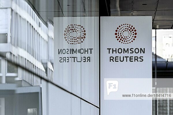 Firmenschild Thomson Reuters