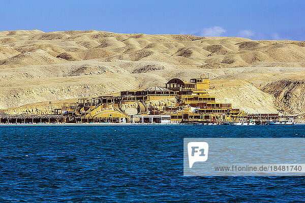 Egypt  Red Sea Governorate  Hurghada  View of Orange Bay in summer