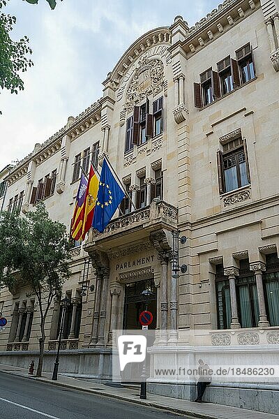 Building of the Parliament de les Illes Balears  Palma de Majorca  Majorca  Balearic Islands  Spain  Europe