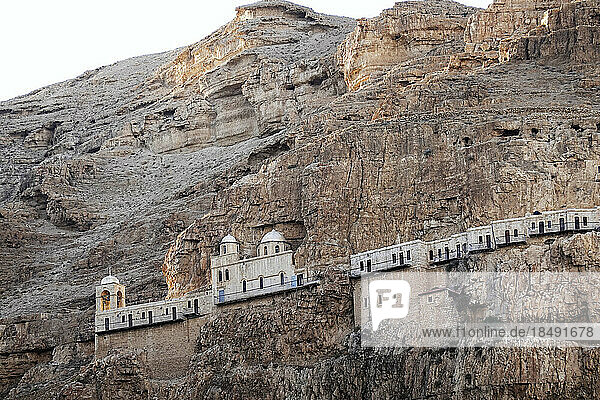 Das Kloster der Versuchung  Jericho  Westjordanland  Israel  Naher Osten