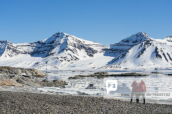 Gnalodden  Spitsbergen  Svalbard Islands  Arctic  Norway  Europe