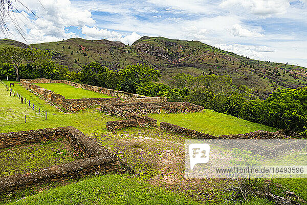El Fuerte de Samaipata  Präkolumbianische Ausgrabungsstätte  UNESCO-Weltkulturerbe  Departement Santa Cruz  Bolivien  Südamerika
