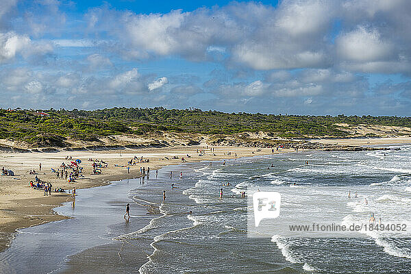 Strand im Santa-Teresa-Nationalpark  Uruguay  Südamerika
