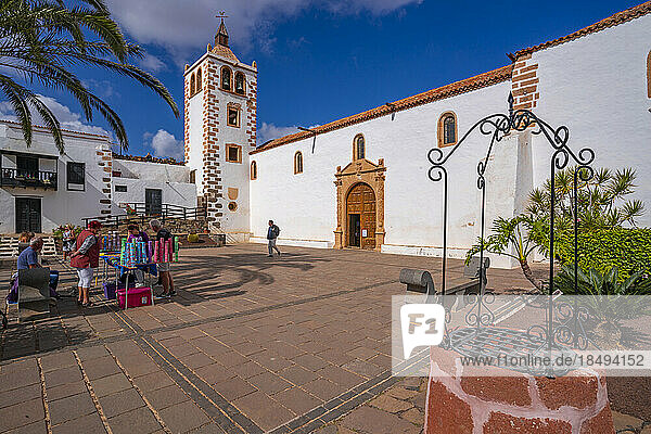 View of Iglesia de Santa Maria de Betancuria  Betancuria  Fuerteventura  Canary Islands  Spain  Atlantic  Europe