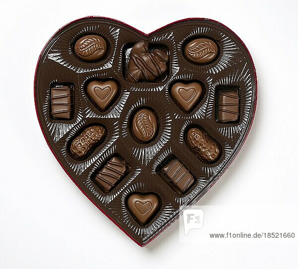 Valentine Herz Schokolade Box ohne Deckel