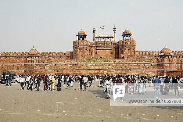 Rotes Fort  Delhi  Indien  Asien