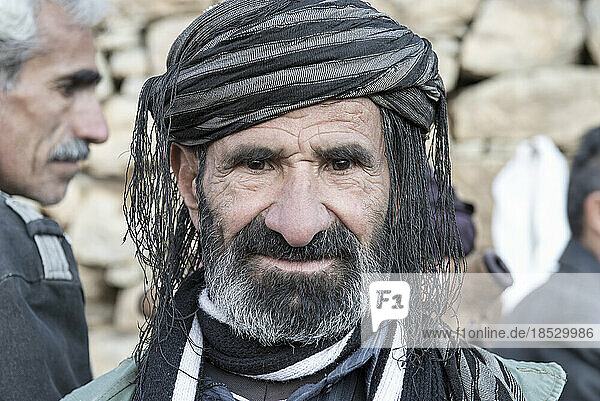 Porträt eines kurdischen Mannes; Urmantakht  Kermanshah  Iran