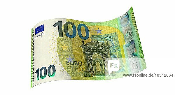 Neuer 100-Euro-Schein  isoliert