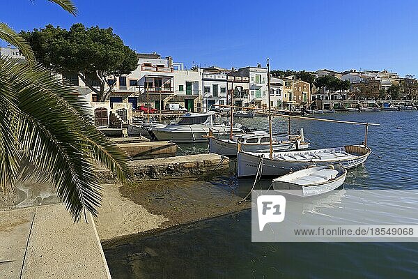 Europa  Spanien  Balearische Inseln  Insel Mallorca  Hafen von Portocolom  Europa