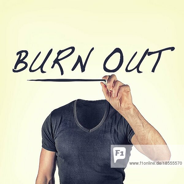 Bild eines Burnout-Konzepts