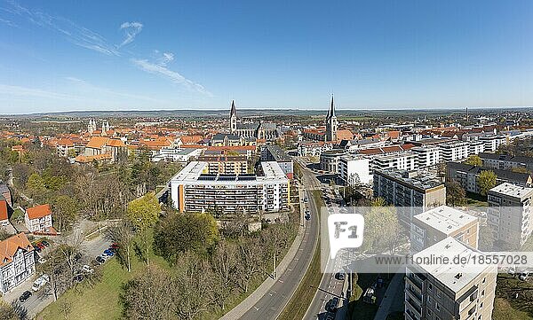 Luftbildaufnahmen Drohnenaufnahmen aus Halberstadt Harz