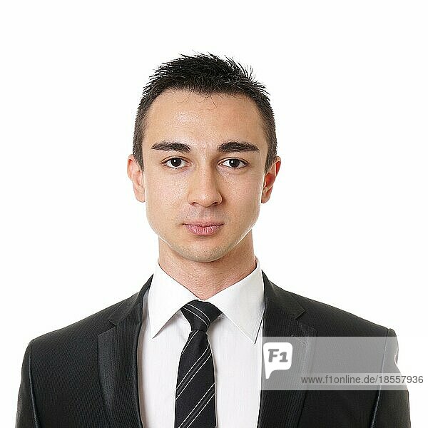 young executive business man wearing suit and tie