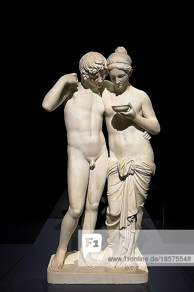 Mailand  ITALIEN Juni 2020. Bertel Thorvaldsens Meisterwerk Amor und Psyche (Amore e Psiche) (1861)  Symbol der ewigen Liebe