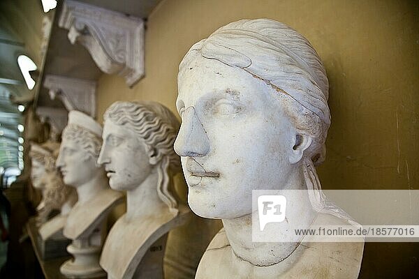 Sammlung von Statuen  Vatikanische Museen  Rom