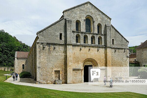 Zisterzienserabtei Fontenay  Unesco-Weltkulturerbe  Cote d'Or  Burgund  Frankreich  Europa