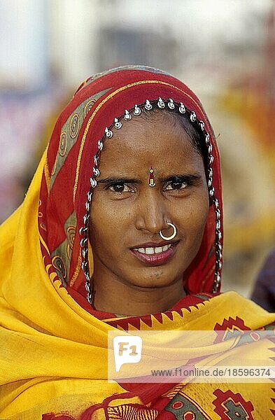 Indische Frau  Indische Familie  Corbett  Indien  Asien