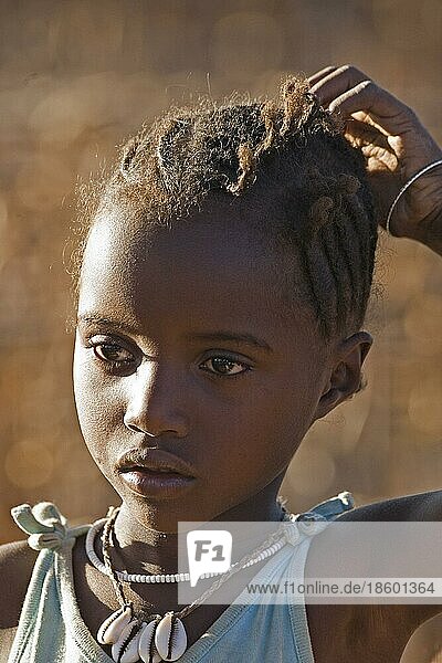 Mädchen  Samburu-Stamm  Kenia  Afrika