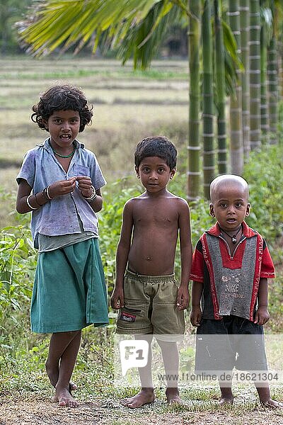 Indische Kinder  Havelock  Andamanen-Inseln  Indien  Asien