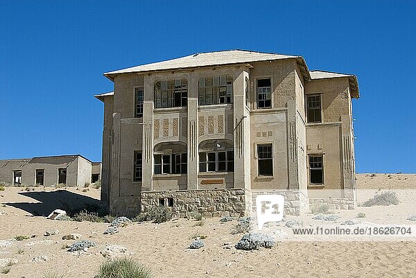 Haus vom Quartiermeister  Kolmannskuppe  Kolmanskuppe  Geisterstadt  Lüderitz  Namibia  Afrika