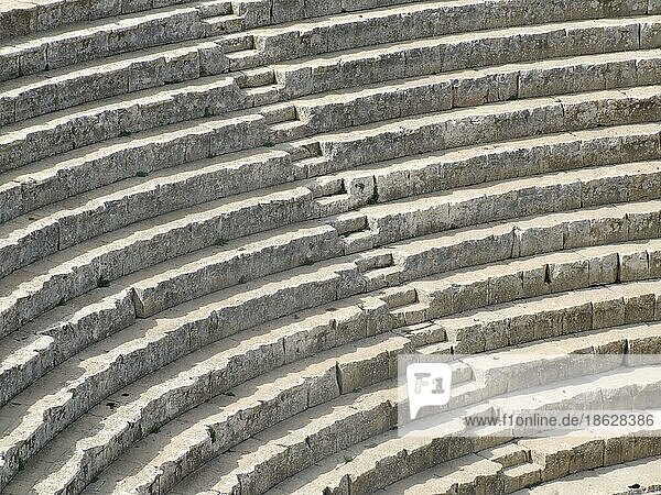 Südtheater  Gerasa  antike römische Stadt  Jerash  Jordanien  Asien