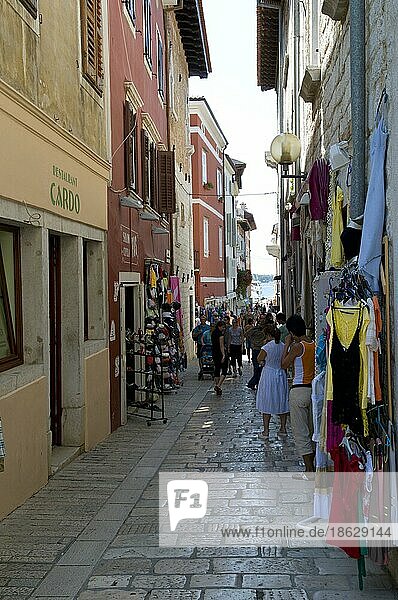 Alley  Old Town  Porec  Istria  Croatia  Europe