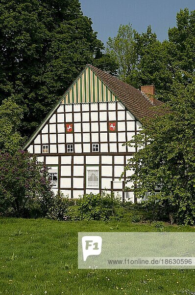 Fachwerkhaus  Glandorf  Osnabrücker Land  Niedersachsen  Deutschland  Europa