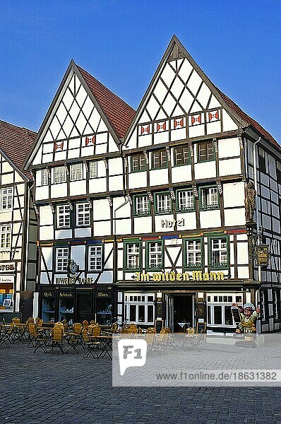 Restaurant und Hotel 'Im Wilden Mann'  Marktplatz  Soest  Nordrhein-Westfalen  Deutschland  Europa