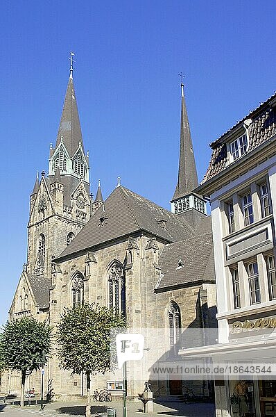 Kirche St. Marien  Ahlen  Münsterland  Nordrhein-Westfalen  Deutschland  Europa