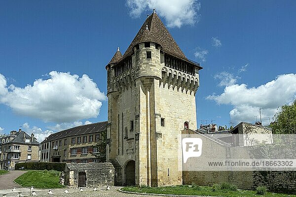 Nevers. Das Tor von Croux. Departement Nievre. Bourgogne Franche Comté. Frankreich