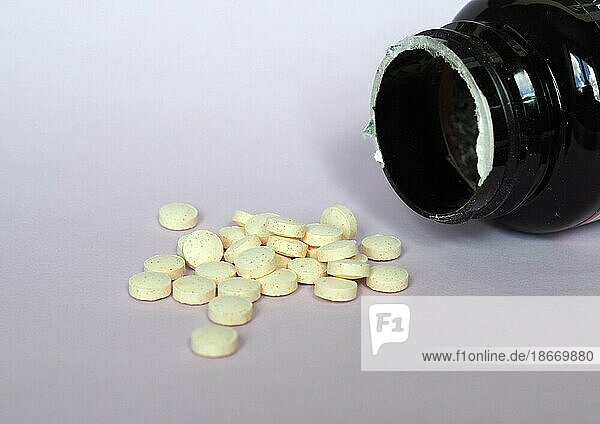 Vitamin C und D3 Tabletten