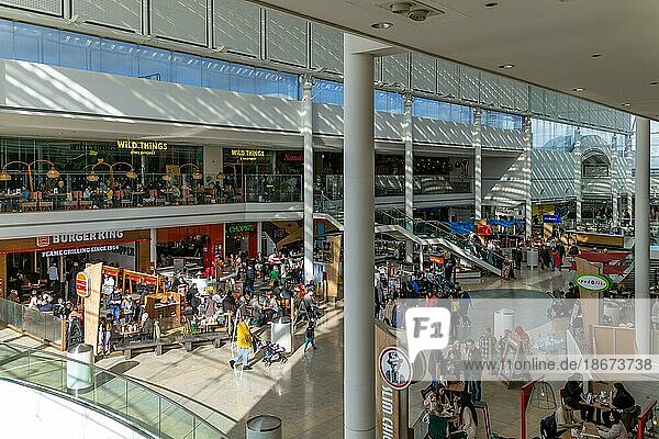 Food Hall  Interior of the Mall shopping centre  Cribbs Causeway  Patchway  Bristol  England  UK