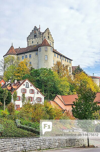 Burg Meersburg  auch Alte Burg oder Altes Schloss  Meersburg am Bodensee  Baden-Württemberg  Deutschland  Europa