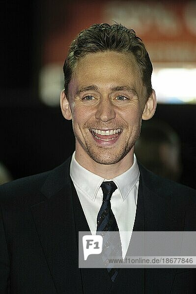 Schauspieler Tom Hiddleston besucht die UK Premiere von LIFE OF PI am 03.12.2012 im Empire Leicester Square  London