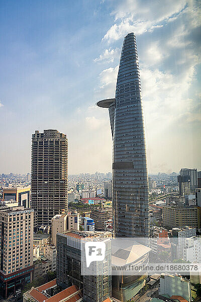 Ho Chi Minh City skyline featuring Bitexco Financial Tower  Ho Chi Minh City  Vietnam  Indochina  Southeast Asia  Asia