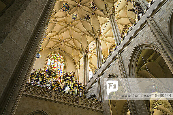 Interior of St. Barbara's Cathedral  UNESCO World Heritage Site  Kutna Hora  Czech Republic (Czechia)  Europe