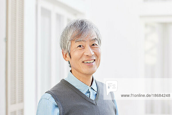 Japanese senior man