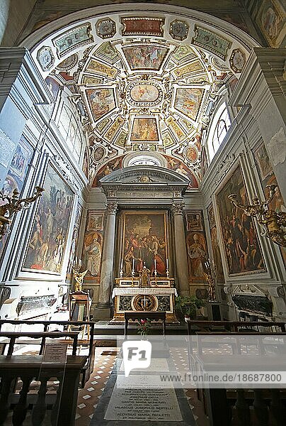 Kathedrale L'Anima di Volterra  Innenaufnahme  Volterra  Provinz Pisa  Toskana  Italien  Europa