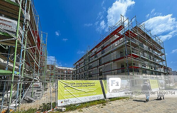 Baustelle Neubaugebiet Europahof  Leverkusen-Opladen  Nordrhein-Westfalen  Deutschland  Europa