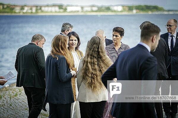 Die Aussenministerinnen und Außenminister des Ostseerates erscheinen zu einem Familienfoto in Wismar  02.06.2023.  Wismar  Deutschland  Europa