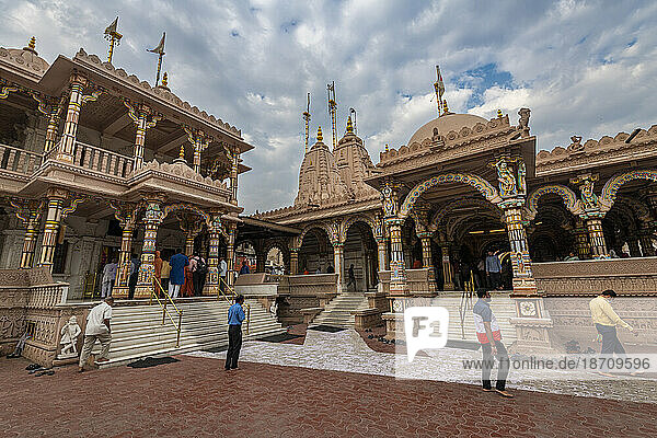 Shree Swaminarayan Mandir Kalupur  UNESCO World Heritage Site  Ahmedabad  Gujarat  India  Asia