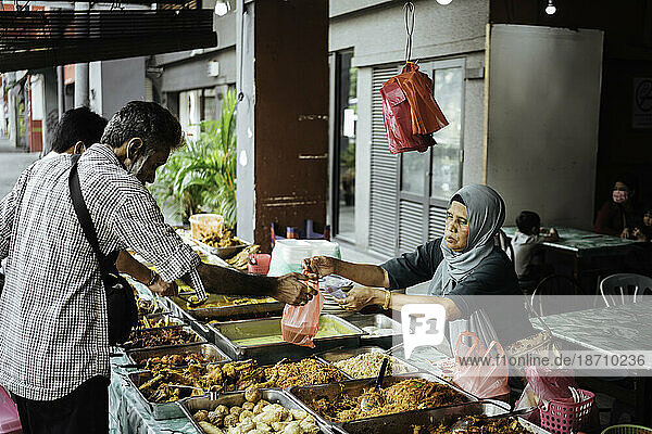 Food stall  Kuala Lumpur  Malaysia  Southeast Asia  Asia