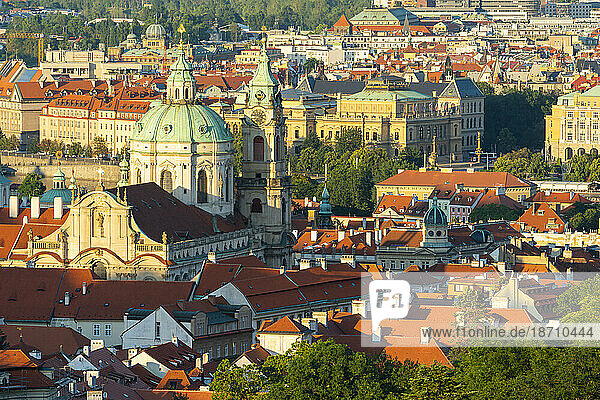 St. Nicholas Church  Mala Strana  UNESCO World Heritage Site  Prague  Bohemia  Czech Republic (Czechia)  Europe