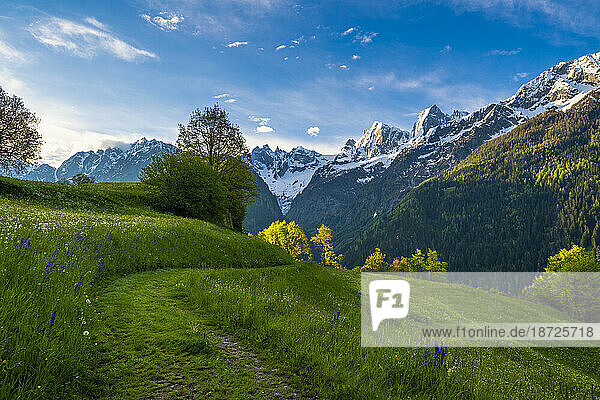 Piz Cengalo  Piz Badile and Sciore  Val Bregaglia  Switzerland