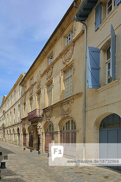 Historisches Gebäude Hôtel de Margallier  Beaucaire  Gard  Provence  Frankreich  Europa