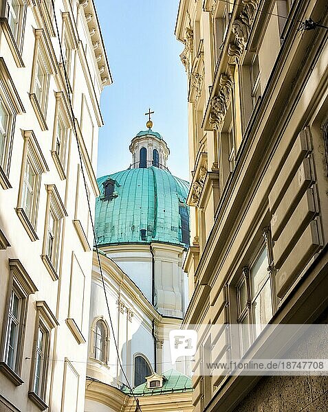 Barocke Peterskirche in Wien Österreich