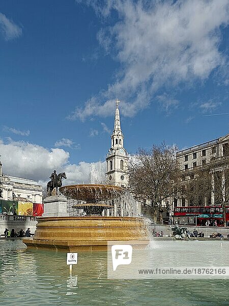 Blick auf den Trafalgar Square