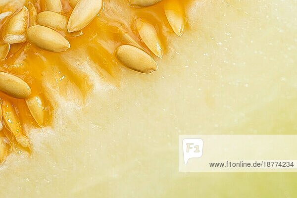 Honigtau-Melonenkerne. Foto mit hoher Auflösung