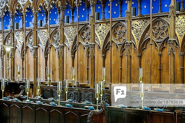Innenansicht der Kathedrale von Winchester