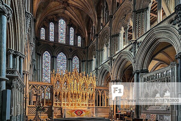 ELY  CAMBRIDGESHIRE/UK - 24. NOVEMBER: Innenansicht der Kathedrale von Ely in Ely Cambridgeshire am 24. November 2012
