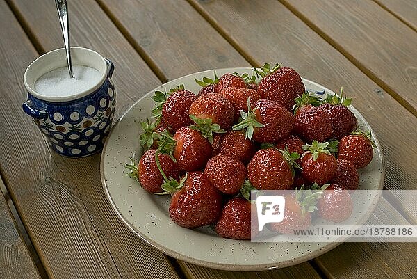 Köstliche Erdbeeren